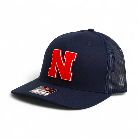 Nebraska Cornhuskers Scarlet 3D Snapback Trucker Hat- Navy - Picture 1 of 3